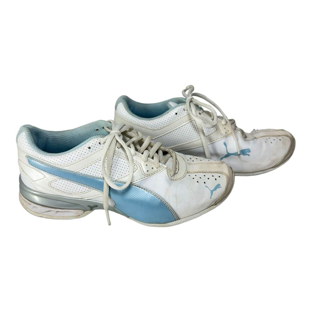 Puma Shoes Womens Size 8.5 / 39 Tazon 189877-24 White Leather Running Sneaker